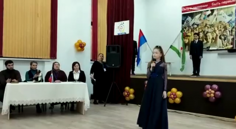 ​Воспитанница Карабулакского Дома культуры выступила перед школьниками Назрани
