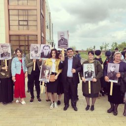 Работники КДУ Малгобекского района приняли участие в акции "Бессмертный полк"