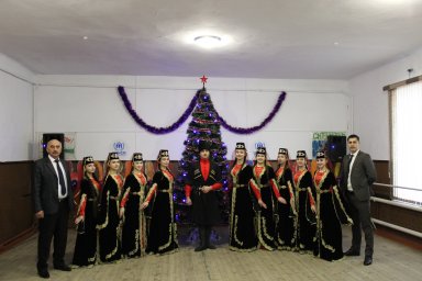 Новогодний концерт в ДК г. Карабулак.