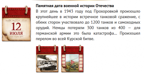 Памятная дата военной истории Отечества