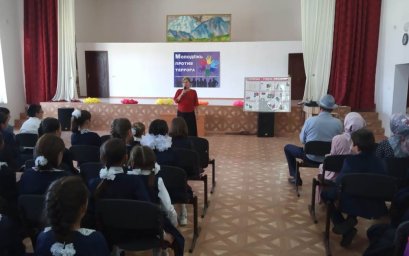 Мероприятие  "Наш мир без террора" прошло в с.п. Алхасты