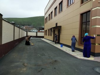 Субботник в ДК с.п. Галашки