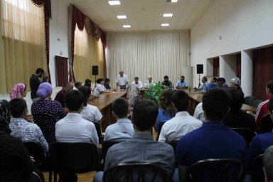 В КДЦ г.Малгобек прошла встреча с спортсменами.