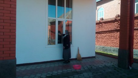 Субботник в Алхастах