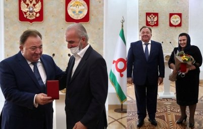Работники ДК Сунженского района награждены почетными званиями Республики Ингушетия