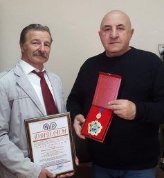 М.Газдиев награжден Орденом "Честь и Слава"