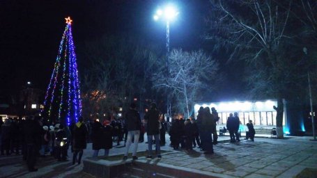 Встреча Нового года в Карабулаке.