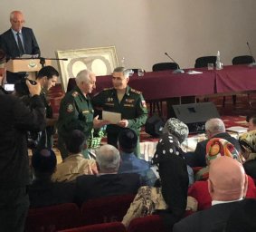 В ДК Назрановского района прошло торжественное мероприятие, посвящённое 27-ой годовщине  образования военных комиссариатов РФ