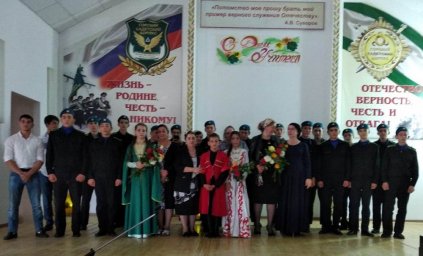 ​Воспитанники ДК с.п. Сурхахи выступили в Кадетском корпусе