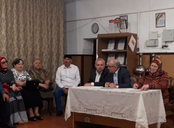 Встреча кандидатов в депутаты с населением города Карабулак.