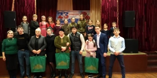 Праздничный концерт в ДК с.п. Алхасты