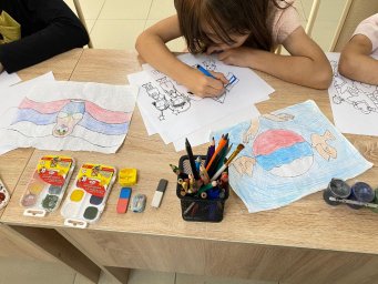 ​Конкурс «Я рисую Россию!» прошел в Доме культуры сельского поселения Зязиков-Юрт