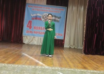Концерт, посвященный Дню народного единства в ДК с.п. Алхасты