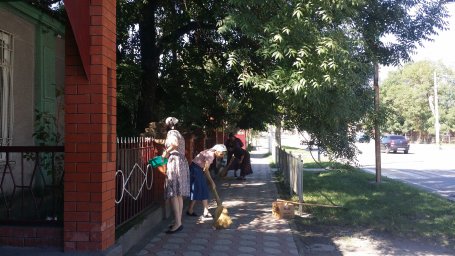 Субботник в ДК г. Карабулак