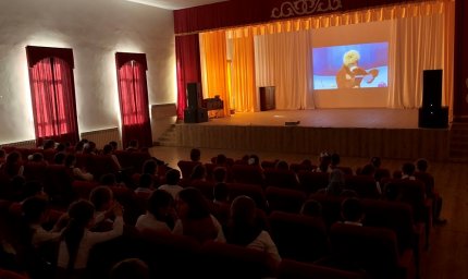 ДК с.п. Сагопши- киноплощадка кинофестиваля "Золотая башня"