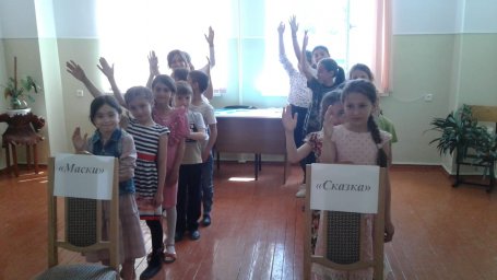 В СДК с.п. Пседах   для детей  провели викторину «Знатоки театра»